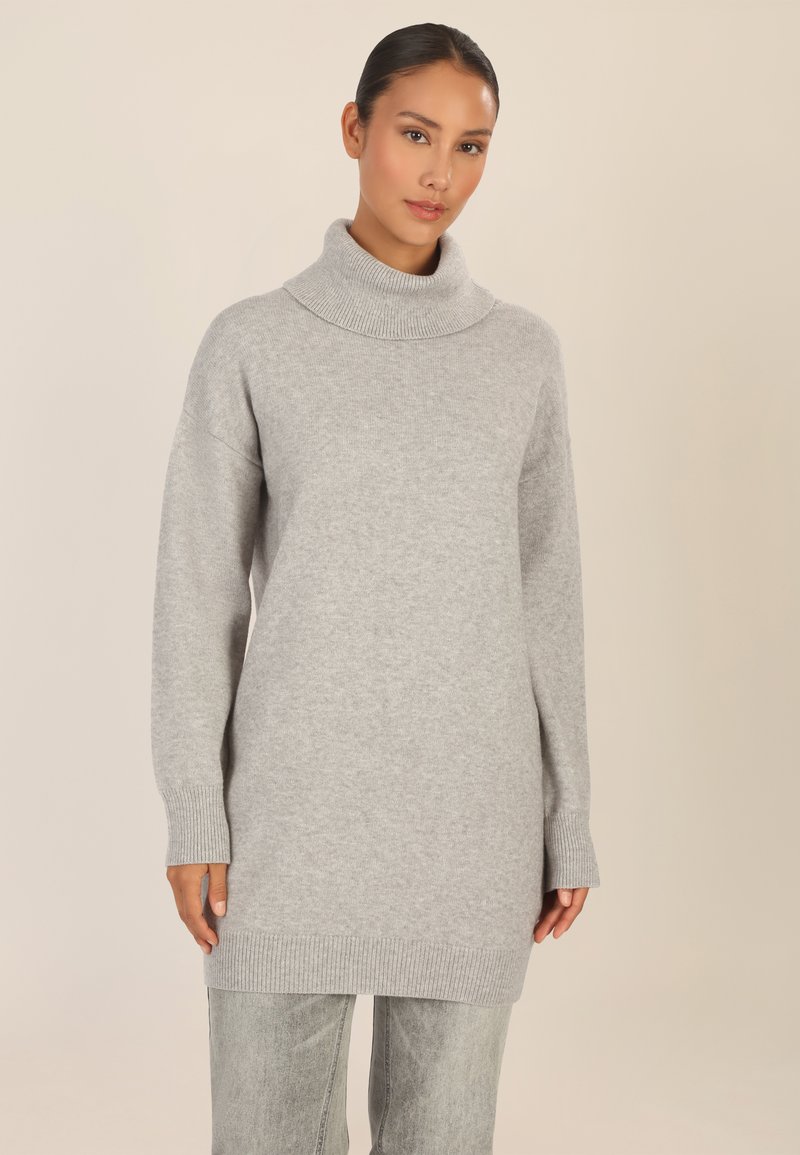 Apart Strickkleid - graumeliert