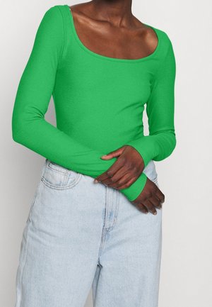 Top s dlouhým rukávem - green