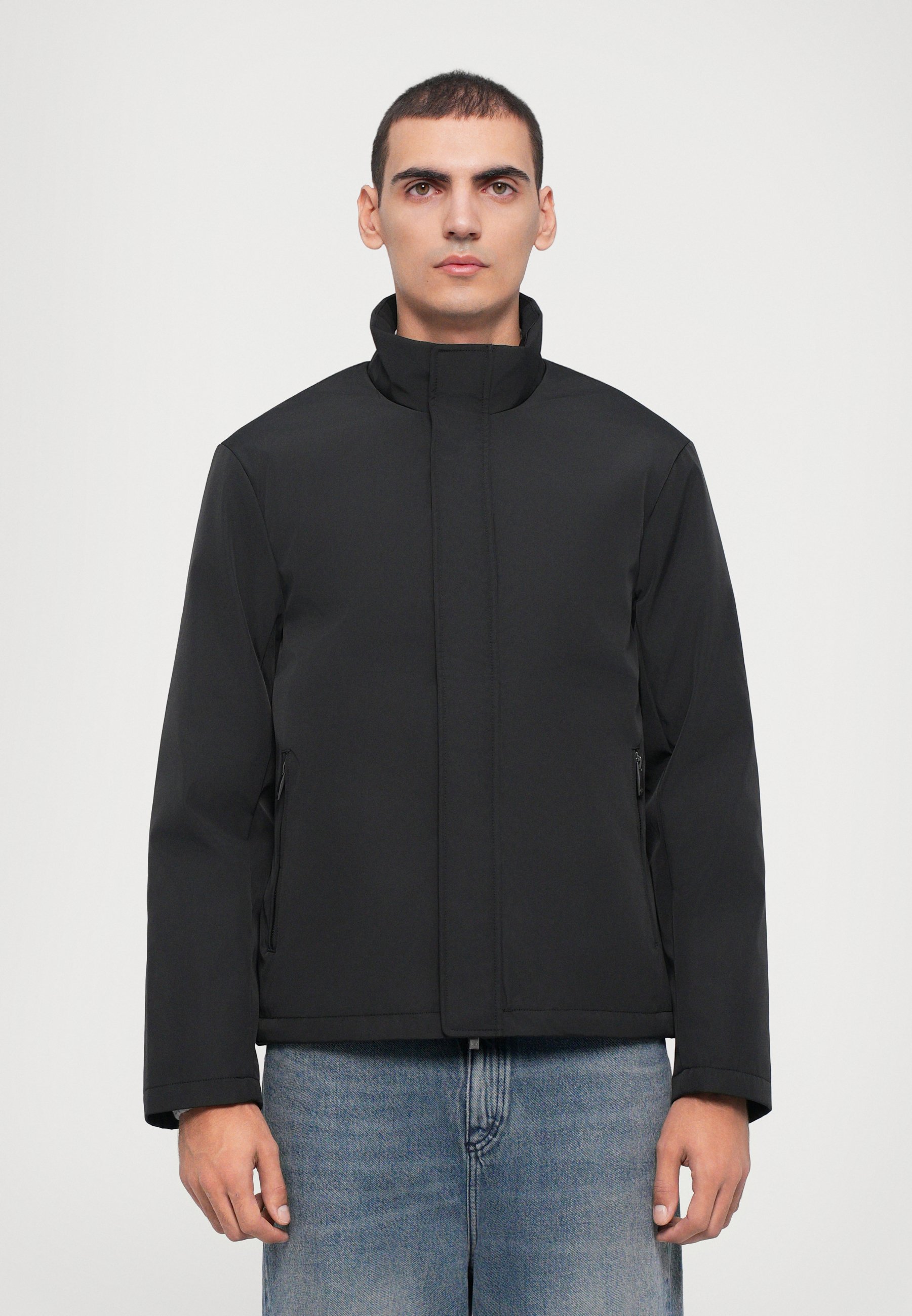 Armani Exchange BLOUSON JACKET - Winter jacket - black - Zalando.ie Armani Exchange BLOUSON JACKET - Winter jacket - black - Zalando.ie