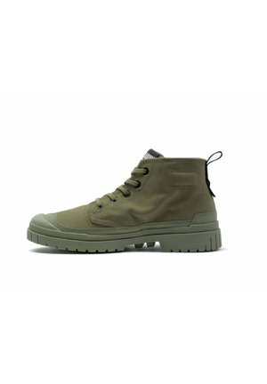 Palladium Bottines à lacets - olive
