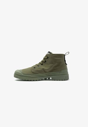 Palladium Bottines à lacets - olive