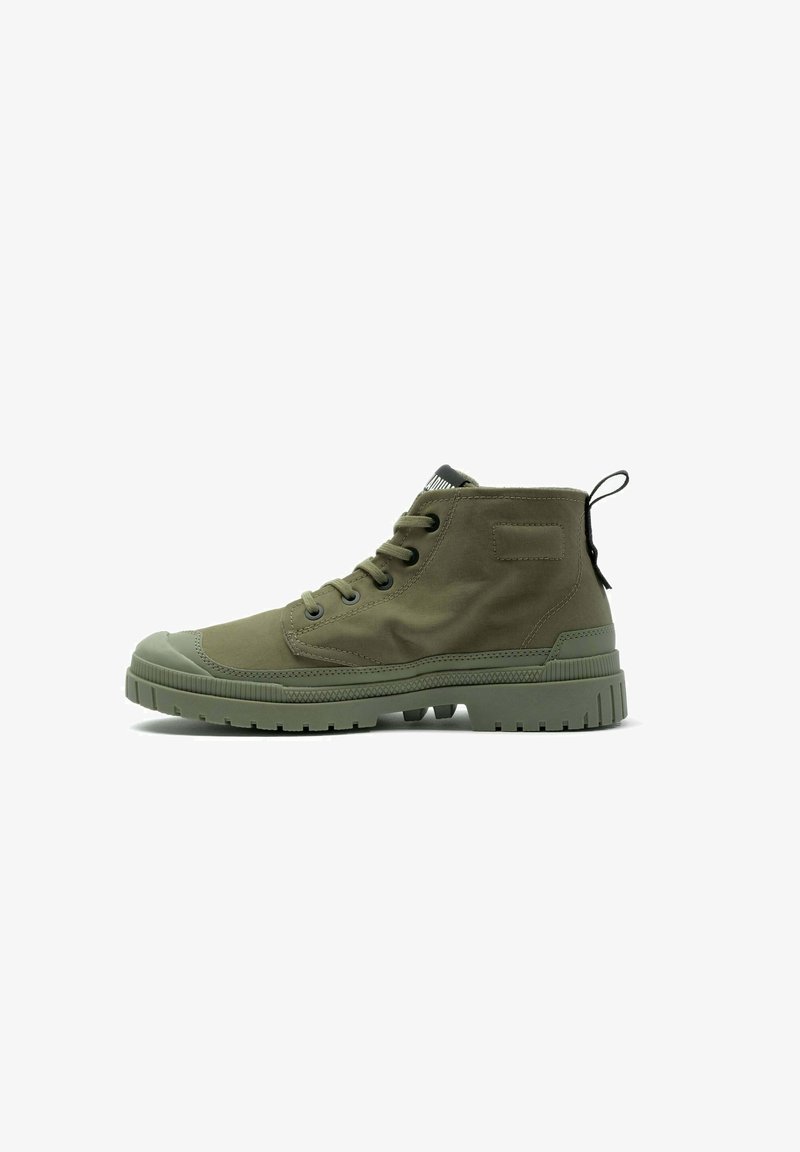 Palladium Bottines à lacets - olive