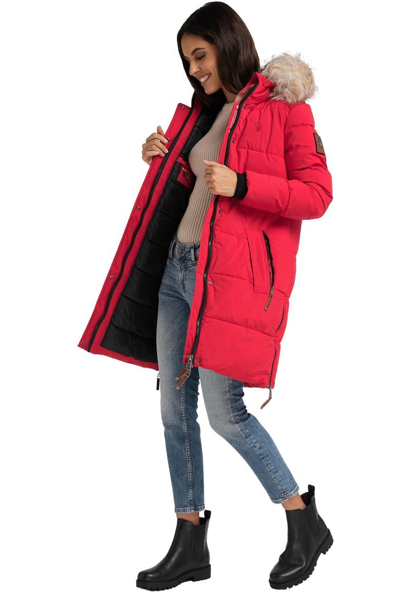 Navahoo HALINA - Wintermantel - red
