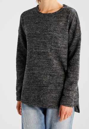 Trui - mottled dark grey