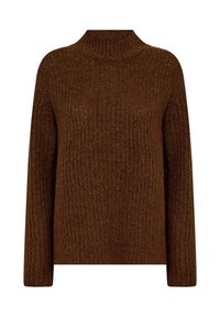 SC-TORINO 8 - Stickad tröja - brown melange