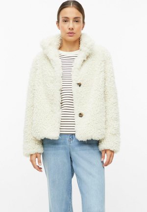 s.Oliver, OUTDOOR-JACKE - Fleecejas - creme