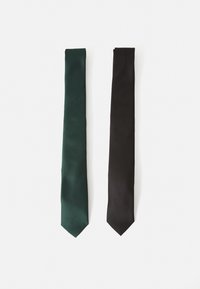 2 PACK - Cravate - black/dark green