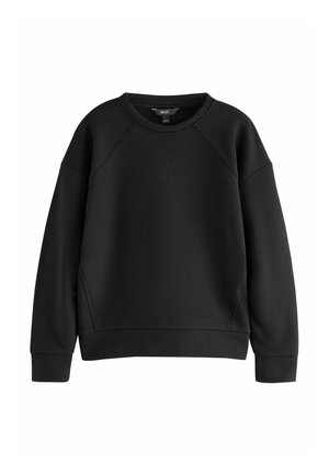 Next, REGULAR FIT - CREW NECK LOGO SWEATSHIRT - Sweatshirt - black