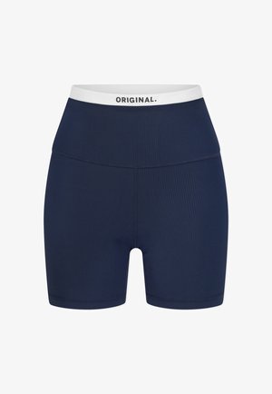 Schiesser, HIGH WAIST BIKER DOPPELRIPP - ACTIVE - Shorts - admiral
