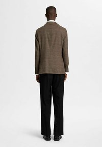 Selected Homme KARIERTER - Kavaj - brownie