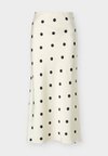 PHEOBE MIDI SKIRT - Φούστα σε γραμμή Α - off-white/black