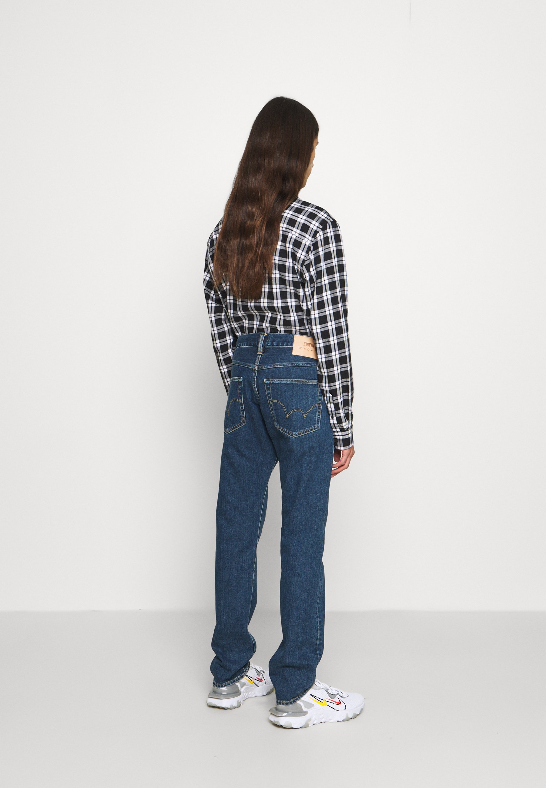 Edwin Vaqueros tapered - blue aki wash/blue denim - Zalando.es