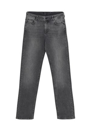 WIDE - Straight leg jeans - black denim