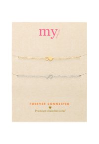 My Jewellery  SET TWO HEARTS wielokolorowy