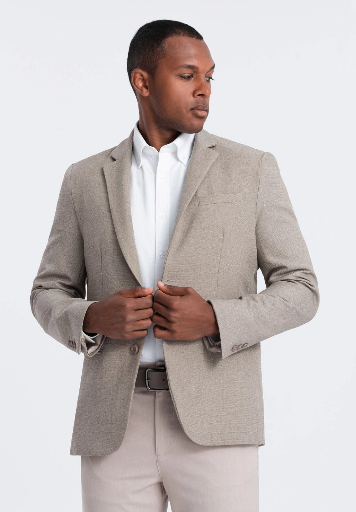 Ombre Blazer jacket - beige - Zalando