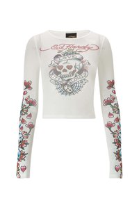 LOVE-KILLS-SLOWLY LONG SLEEVED - Langærmet T-shirt - bright white