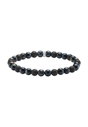 Armband - metal schwarz  blau