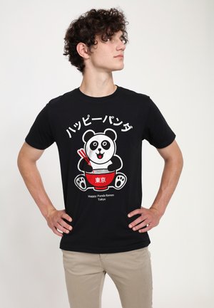 Henry Tiger THE ORIGINAL RAMEN COMPANY TORC HAPPY PANDA - T-shirt z nadrukiem