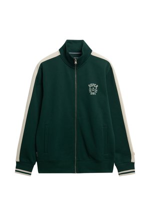 Superdry ATHLETIC CLUB  - Zip-up sweatshirt - enamel green