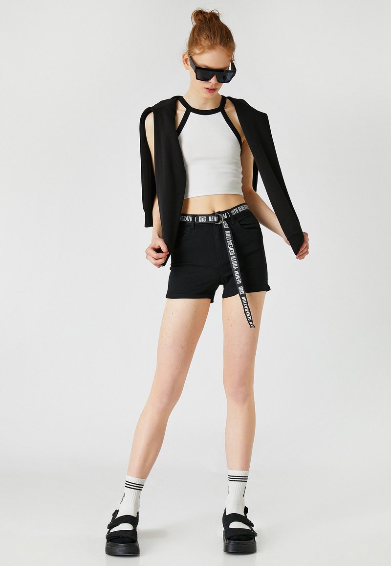 Koton Jeansshort zwart Koton Jeansshort zwart