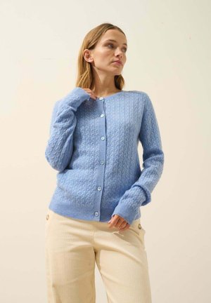 ROUND NECK - Gilet - sky