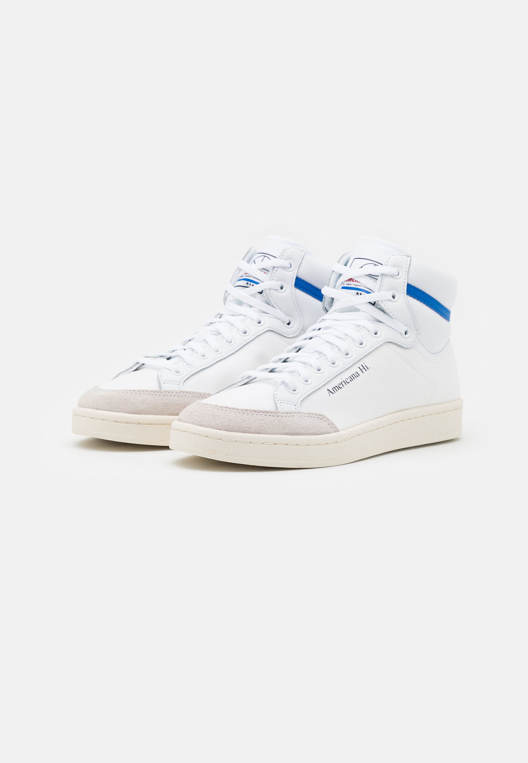 adidas Originals AMERICANA SPORTS INSPIRED MID SHOES UNISEX - Sneakers hoog  - footwear white/glory blue/core black/wit - Zalando.nl