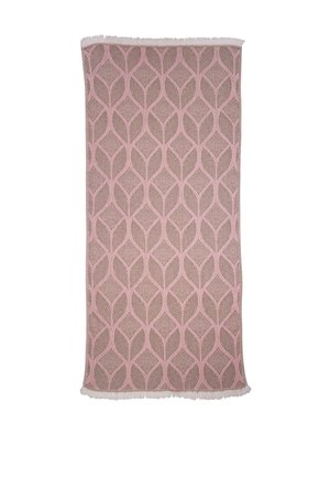 BOTANIC ART - Strandhanddoek - pink/olive