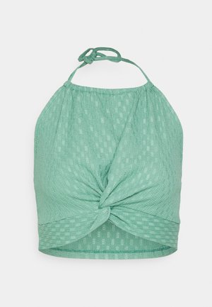 Even&Odd WRINKLE HALTER - Top - dark green
