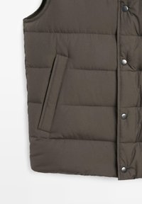 Massimo Dutti PUFFER  - Weste - dark brown