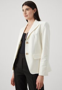 LIU JO GIACCA BOTTONI - Suknjič - star white