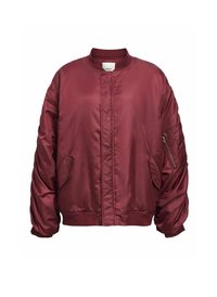 OVERSIZE - Bomberjakke - cabernet