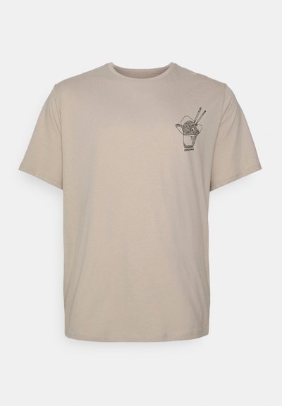 T-shirt imprimé - camel
