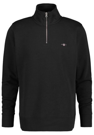 REG SHIELD HALF ZIP - Sweatshirt - black