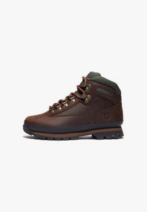Timberland, EURO HIKER MID LACE BOOT - Schnürstiefelette - dark brown full grain