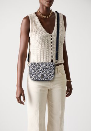 FLAP CROSSOVER - Handbag - space blue