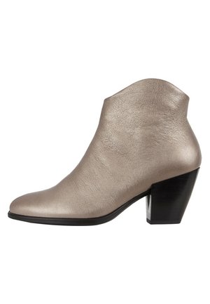 Boots à talons - metallic grey