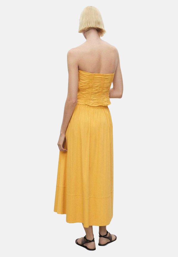 Maxi skirt - mustard4