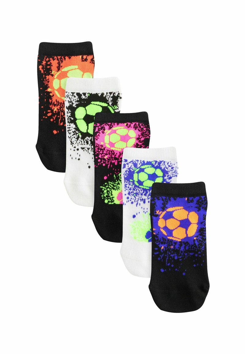 Next 5 PACK - Sukat - bright football splat/valkoinen - Zalando.fi
