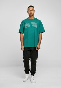 Starter NEW YORK - Marškinėliai su spaudiniu - darkfreshgreen