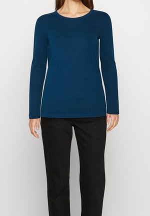 Langærmet T-shirt - blue