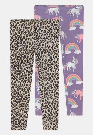 BUTTERFLY 2 PACK - Leggings - Trousers - light lilac