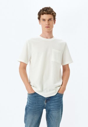 SHORT SLEEVE - T-paita - white