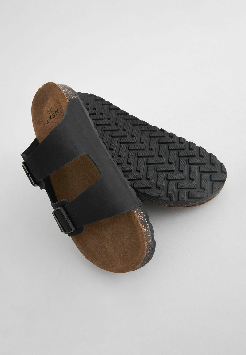 Next DOUBLE STRAP STANDARD Muiltjes black/zwart