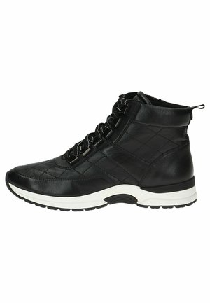 Caprice Schnürstiefelette - black softnap
