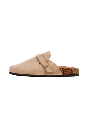 Mules - kaki-beige
