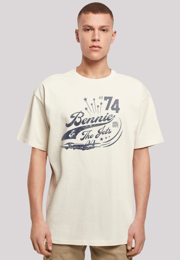 ELTON JOHN BENNIE AND THE JETS - T-Shirt print - sand