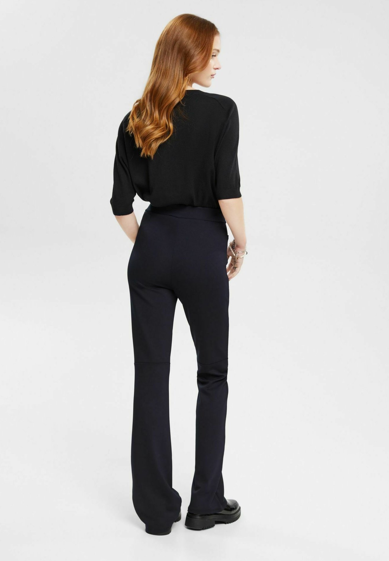 Esprit Collection Broek - black/zwart - Zalando.nl