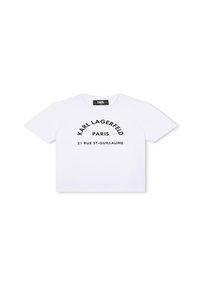KARL LAGERFELD KIDS AVEC PLACÉ - T-shirt imprimé - blanc