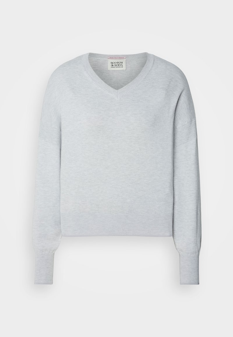 Scotch & Soda Trui lichtgrijs gemêleerd