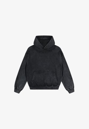 FAVELA, EMBROIDERY TRIBAL HOODIE - Hoodie - black washed